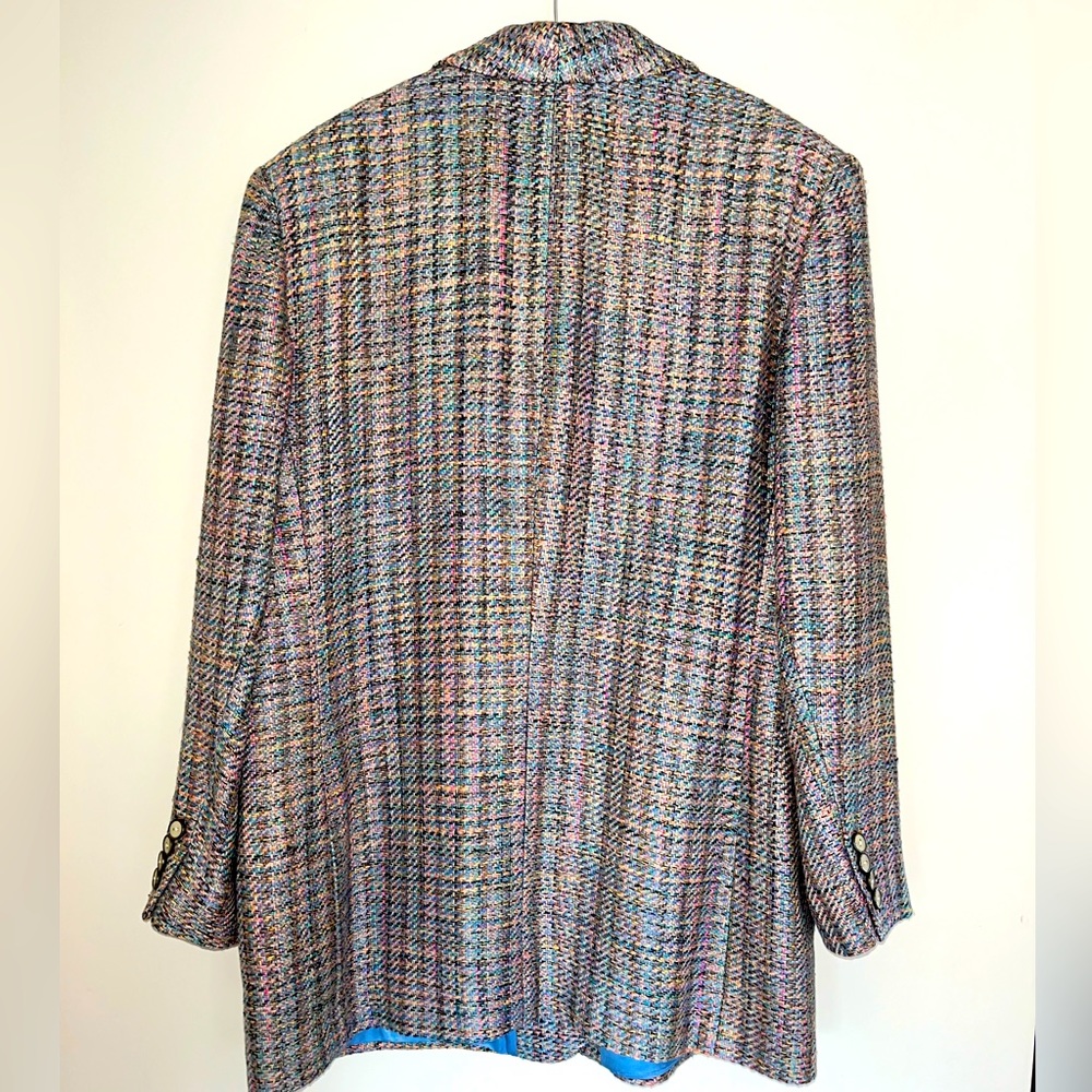 Vintage 1980s Austin Reed Silk Blazer - Picture 2 of 11